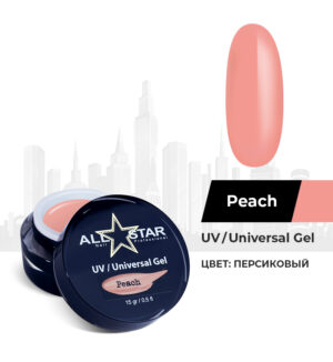 Гель для моделирования ногтей UV/Universal Gel «Peach»