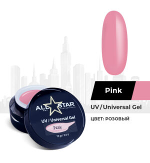 Гель для моделирования ногтей UV/Universal Gel «Pink»