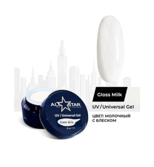 Гель для моделирования ногтей UV/Universal Gel «Gloss Milk»